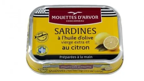 Une boite de sardines millésimée en soutien à la SNSM.